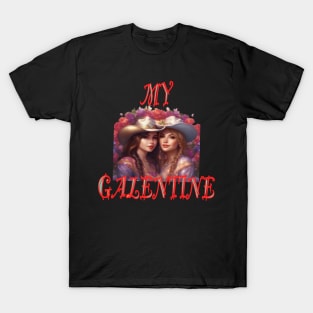 My Galentine tee with cute girls T-Shirt